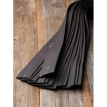 Трубка термоусаживаемая ТУТ нг 30/15 черная в отрезках по 1м PROxima