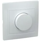 КВАРТА Светорегулятор поворотный белый