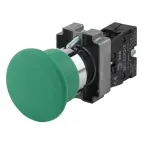 Кнопка управления LAY5-BC31''Грибок'' зеленая 1з