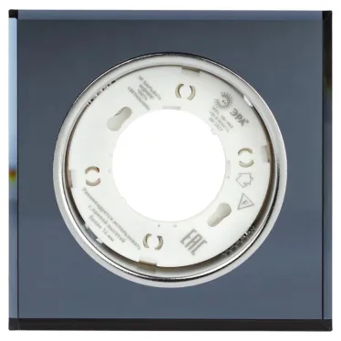 Встраиваемый светильник со светодиодной подсветкой DK LD50 BK GX53 черный