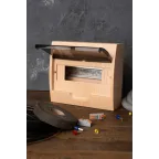 Щит распределительный навесной ЩРн-П-10 IP41 светлое дерево