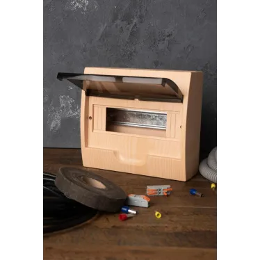 Щит распределительный навесной ЩРн-П-10 IP41 светлое дерево