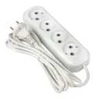 Удлинитель 'Эксперт' 4 гнезда 3 метра 10А/2.2кВт без заземления ПВС 2х0.75 PROxima