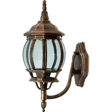 Светильник НБУ-100w вверх Е27 IP44 черный/золото