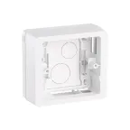 Celiane Коробка 1 пост накладная белая