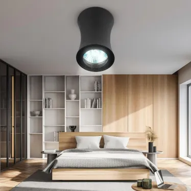 Светильник настенно-потолочный спот OL19 BK MR16/GU10, черный