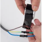 Изолента PRO PROSS25 силиконовая самослипающаяся 25 мм х 3 м черная