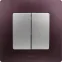 ETIKA Рамка 1 пост сливовая