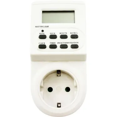 Розетка с таймером (недельная) электронная IP20 16А 3500W
