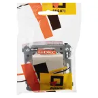 Avanti Переключатель одноклавишный в стену, ''Ванильная дымка''