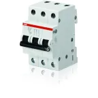Выключатель автоматический трехполюсный SH203 6А C 6кА (SH203 C 6) | 2CDS213001R0064 | ABB