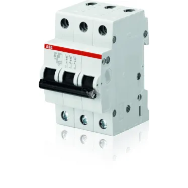 Выключатель автоматический трехполюсный SH203 6А C 6кА (SH203 C 6) | 2CDS213001R0064 | ABB