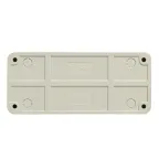 Розетка Рим 3-местная 16А с заземлением белая