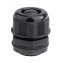 Кабельный ввод IP68 M25 с мембраной черный для кабеля d.13-18mm