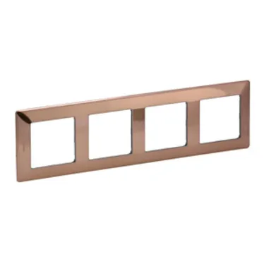 Valena LIFE Рамка 4 поста медь универсальная