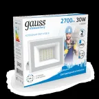 Прожектор светодиодный ДО 30 Вт 2700 лм 6500К AC 220В IP65 126х136х126мм Elementary G2 Gauss