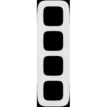 Valena ALLURE Рамка 4 поста белая универсальная