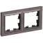 BRITE Рамка 2 поста IP44 РУ-2-БрТБ-44 темная бронза