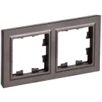 BRITE Рамка 2 поста IP44 РУ-2-БрТБ-44 темная бронза