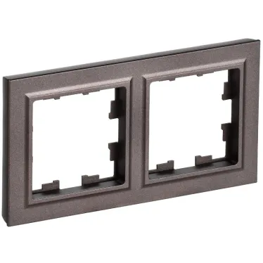 BRITE Рамка 2 поста IP44 РУ-2-БрТБ-44 темная бронза