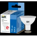 Лампа светодиодная MR16 софит 7Вт 230В 6500К GU5.3 IEK