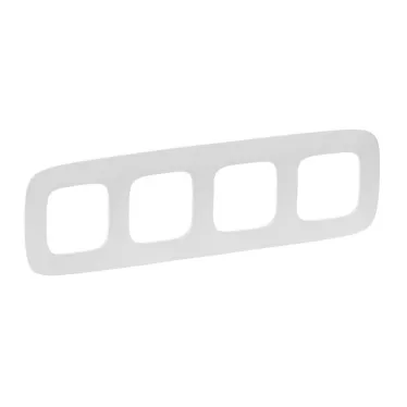 Valena ALLURE Рамка 4 поста жемчуг универсальная