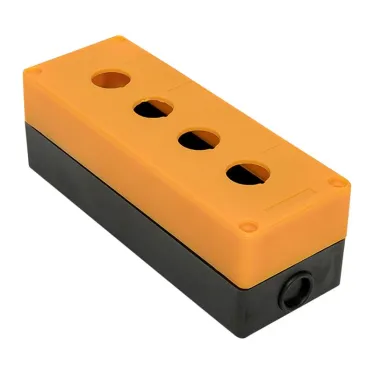 Корпус КП104 пластиковый 4 кнопки желтый