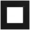 Рамка для розеток и выключателей Elegance 14-5011-05 Classic, на 1 пост, антрацит