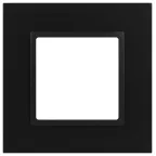 Рамка для розеток и выключателей Elegance 14-5011-05 Classic, на 1 пост, антрацит