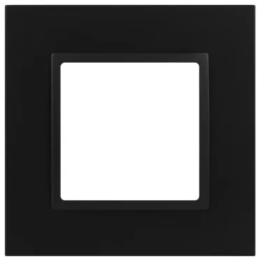 Рамка для розеток и выключателей Elegance 14-5011-05 Classic, на 1 пост, антрацит