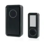 Звонок электрический дверной, (18 мелодий), черный,