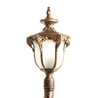 Светильник НТУ-60w столб-1.68м Е27 IP44 черное золото