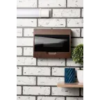 Щит распределительный навесной ЩРН-П-12 темное дерево IP41 PROxima