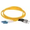 Патч-корд оптический переходной (шнур коммутационный) для одномодового кабеля (SM) 9/125 (OS2) FC/UPC-LC/UPC двойного исполнения (Duplex) LSZH 1м