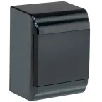 Корпус модульный пл. нав. ЩРН-П-4 PRIME черный IP41