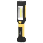 Фонарик на батарейках 3хААА, ударопрочный, крючок, складная подставка, магнитный, покрытие soft touch RB-801 Практик