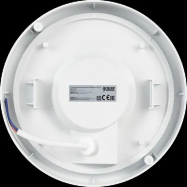 Светильник светодиодный ДБП 20 Вт 1620 лм 4000К AC 220В Белый IP65 круг D175х52мм Пластик ЖКХ Elementary Gauss