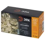 Гирлянда Занавес с пультом, теплый белый, 300 LED, 3*3 м, с пультом, USB, 220 V, IP20 ЕGNIG - ZW