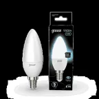Лампа светодиодная LED 6.5 Вт 550 лм 4100К свеча нейтральный E14 AC 220В Black Gauss