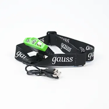 Фонарь светодиодный налобный 5 Вт 180 лм Черный IP40 аккумуляторный Li-ion 500мАч GFL Gauss