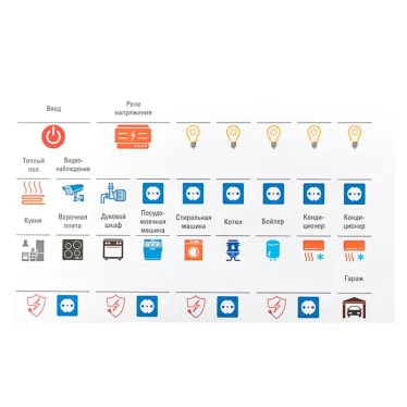 Комплект модульных наклеек малый (110х200) PROxima