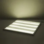 Светильник светодиодный ДВО 48 Вт 4500 лм 4000К AC 220В IP20 595х595х19мм призма Офис Gauss