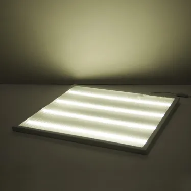 Светильник светодиодный ДВО 48 Вт 4500 лм 4000К AC 220В IP20 595х595х19мм призма Офис Gauss