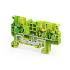 Клемма зазем. 3 конт. 2,5 кв.мм push-in OptiClip CPG-2,5-TRIPLET-PE-I-(0,2-2,5)-PEN