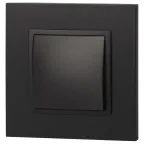 Переключатель промежуточный, 10АХ-250В, Эра Elegance, антрацит,14-1108-05