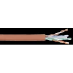 Витая пара U/UTP кат 6 4x2х23AWG solid LSZH 305м оранжевый
