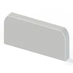 Заглушка (105х50) (2 шт) C-Line Белый