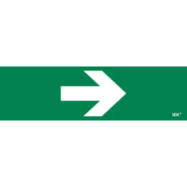 Этикетка самоклеящаяся 310х90мм ''Направляющая стрелка'' IEK