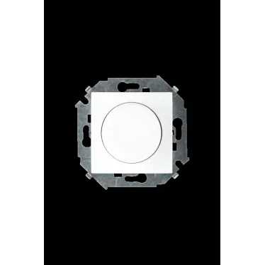 15 Регулятор напряжения поворотно-нажимной 500Вт 230В винтовой зажим белый