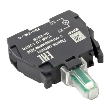 Лампа сменная c основанием XB4 зеленая 230В PROxima